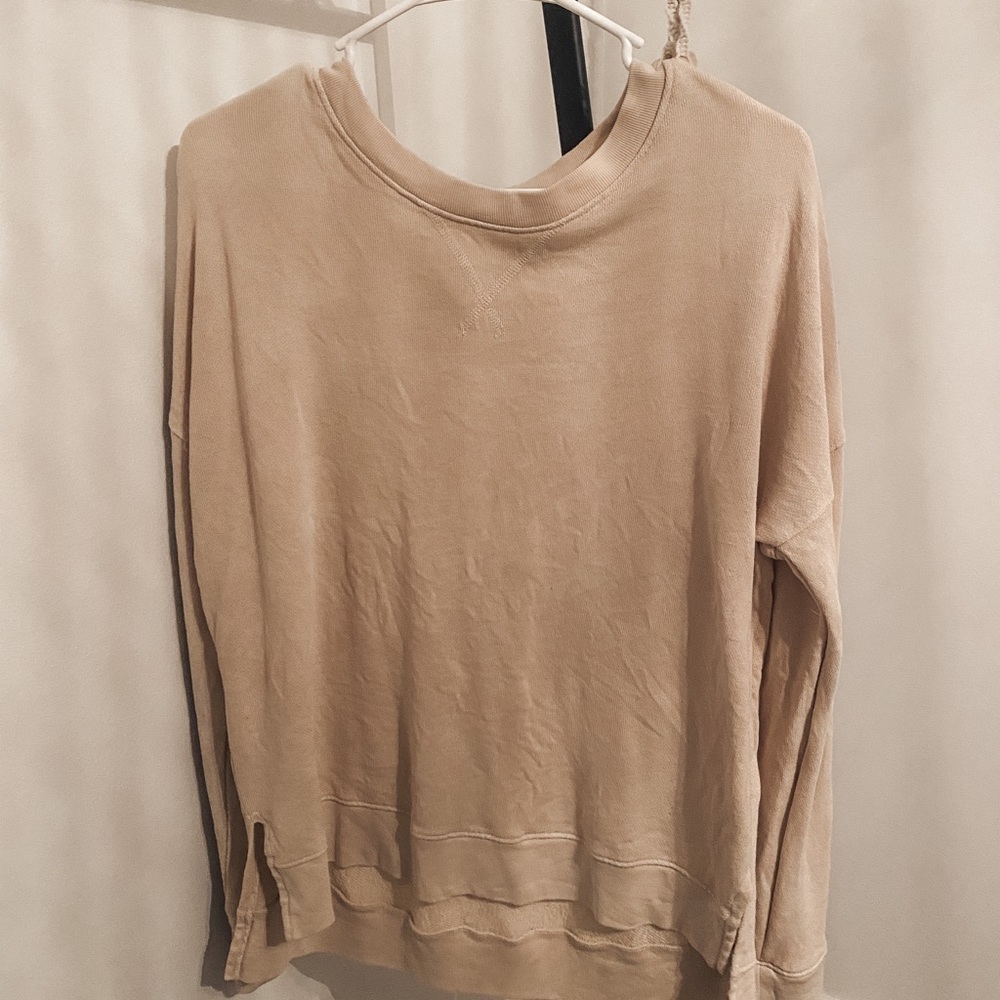 Tan crewneck